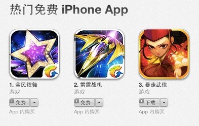 《暴走武俠》迎戰(zhàn)神奇周四 IOS雙榜領銜新游第一