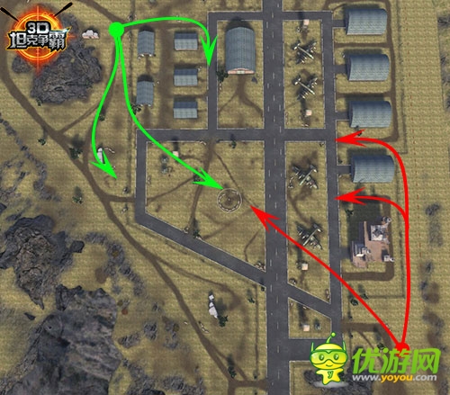 掌握伏擊戰(zhàn)！《3D坦克爭(zhēng)霸》地圖路線選擇
