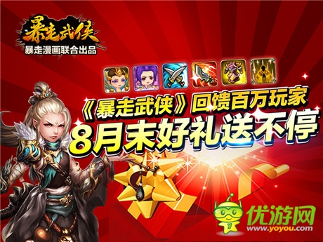 8月好禮送不?！侗┳呶鋫b》回饋百萬(wàn)玩家